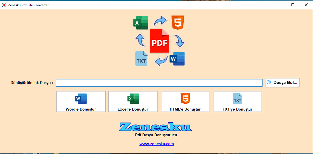 Zenesku Pdf File Converter